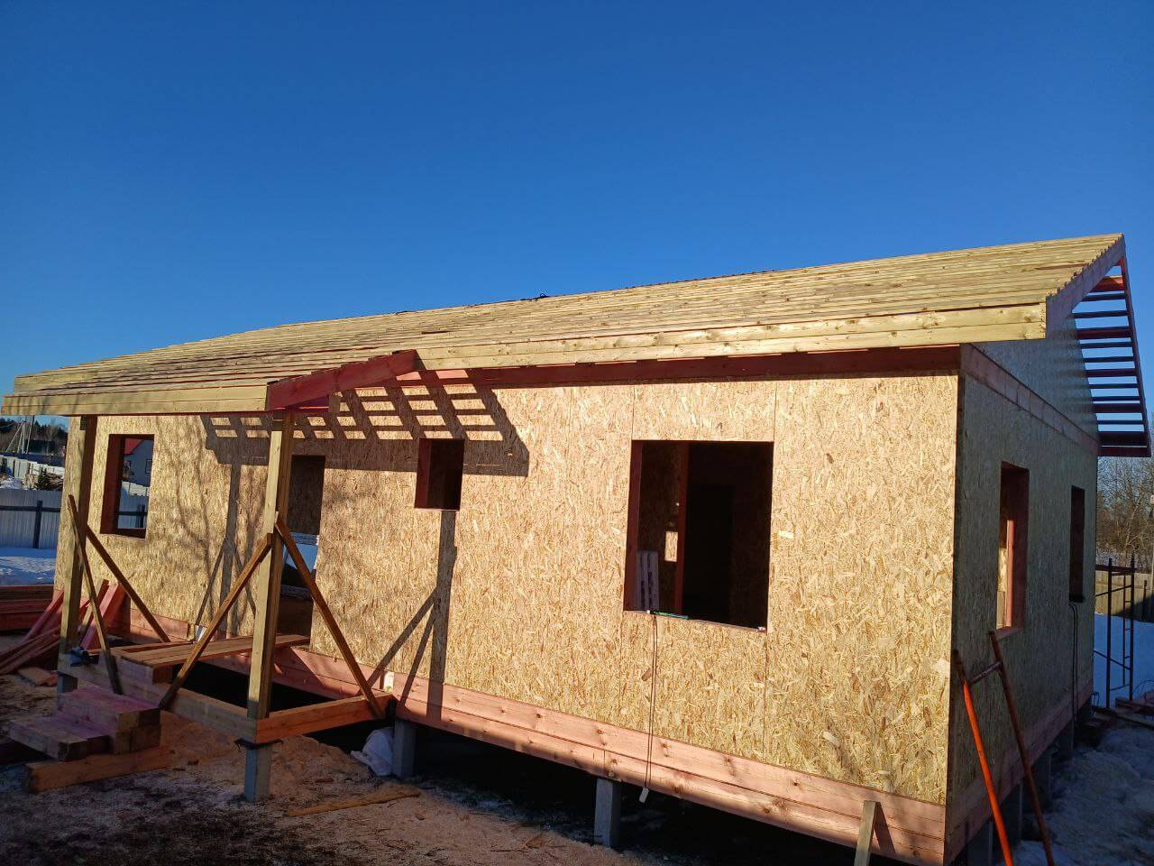 крыша на сип доме киров