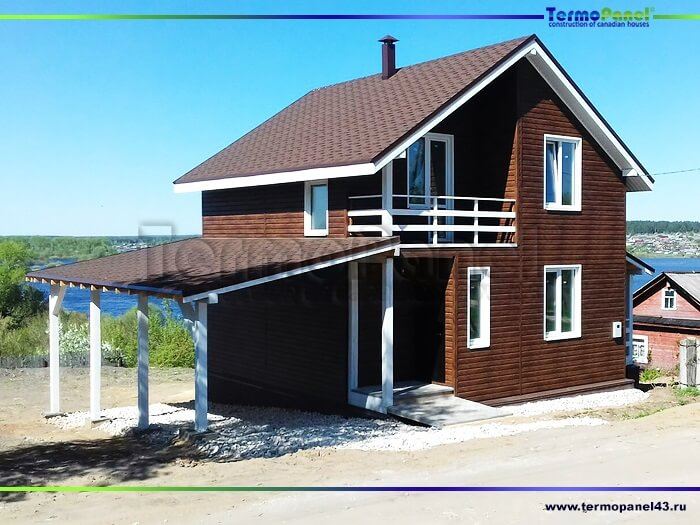 Отделка пластиковым сайдингом домов из СИП-панелей